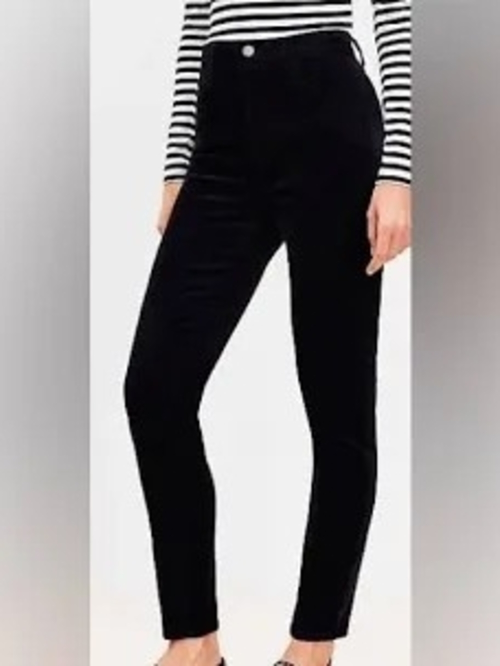 LOFT Black High-Waist Skinny Pants- NWT